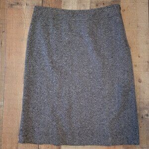 Gap Black Heather Wool Blend Pencil Skirt – Size 8